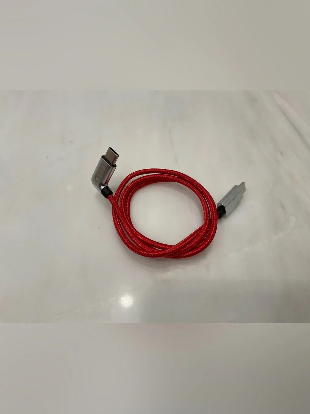 AUDI USB-C to USB-C Braided Charging Cable - 27” long - RED - R55